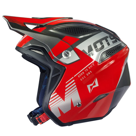 Casco de Trial MOTs Go2 2023 rojo