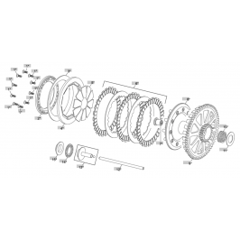 Diaphragm spring clutch screw M4X12 Sherco and Scorpa