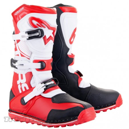 Botas Alpinestars Tech T Rojo - Blanco