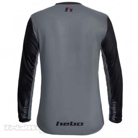 Camiseta trial Hebo TECH gris