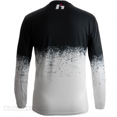 Camiseta Hebo PRO Trial V Dripped blanco