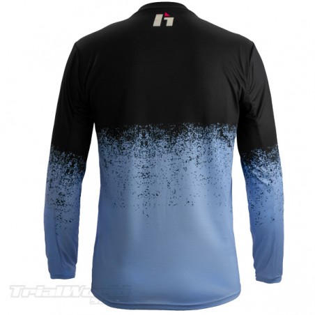 Camiseta Hebo PRO Trial V Dripped azul