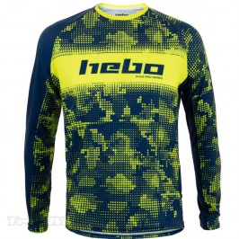 Camiseta Hebo RACE PRO azul y amarillo