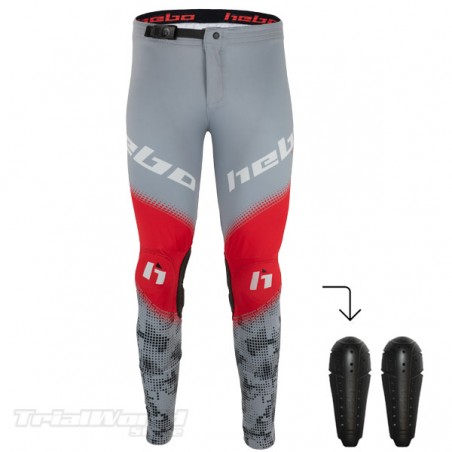 Pants Hebo RACE PRO TRIAL grey and red