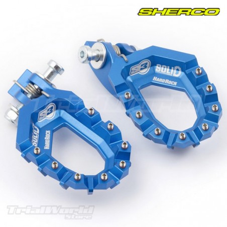 Estriberas S3 Solid azules Sherco STR y Scorpa SCR