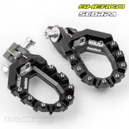 Estriberas S3 Solid negras Sherco STR y Scorpa SCR