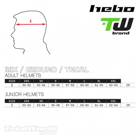 Helmet GASGAS Trial HEBO Zone4 oficial