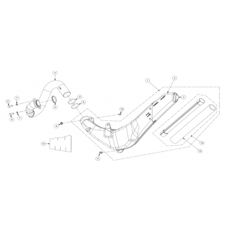 Final exhaust silencer GASGAS TXT Trial