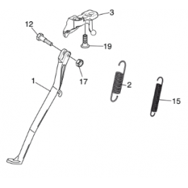 Side stand Montesa Cota 4RT