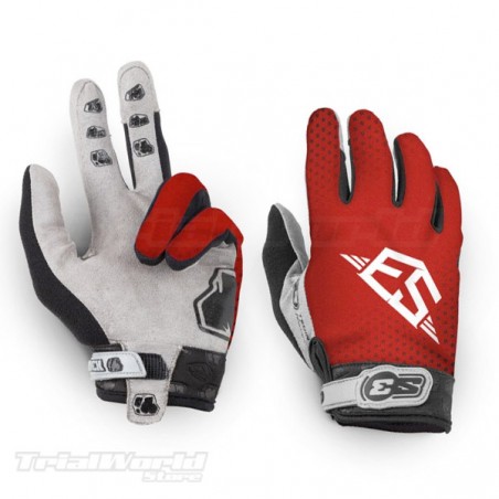 Guantes Trial S3 Parts Organic Rock rojo