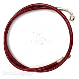 Front brake hose metric 10 Red