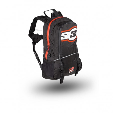 Mochila Hidratación roja S3 O2 max para Trial y Enduro