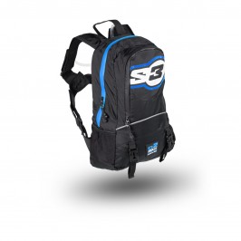 Mochila Hidratación azul S3 O2 max para Trial y Enduro