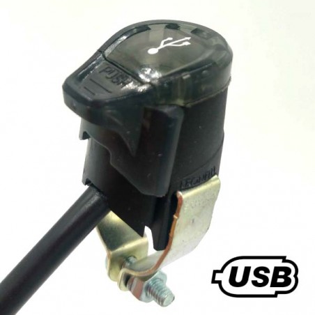 Cargador USB para motos de trial y enduro