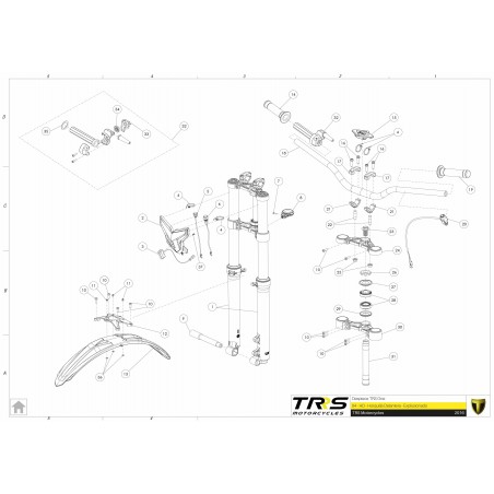 Fork bridge for TRRS