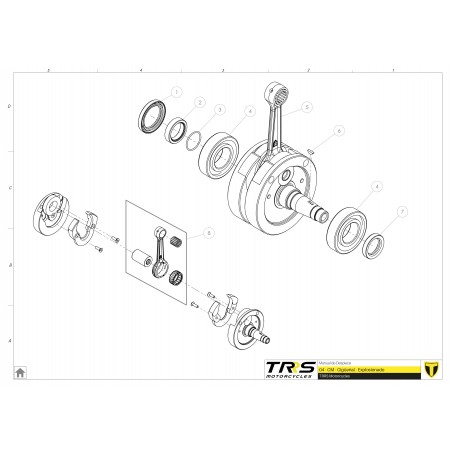 Rodamiento cigueñal SKF 6206 TRRS RR y GOLD