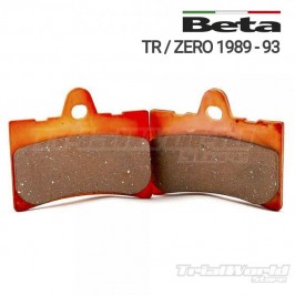 Beta Zero and TR front brake pads