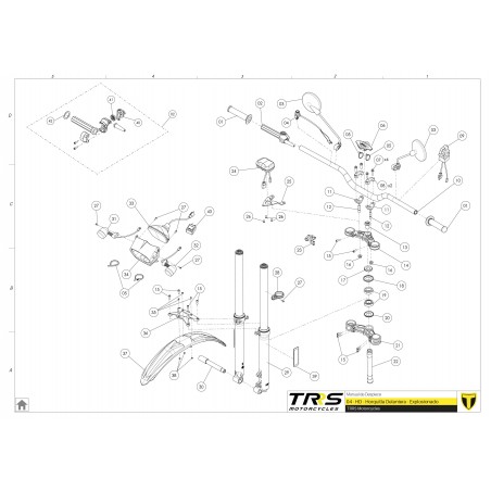 TRRS steering pipe nut