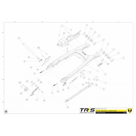 Caballete reforzado TRRS