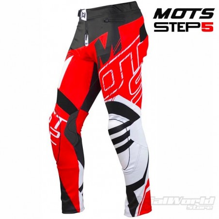 Pantalon de Trial MOTS Step5 rojo