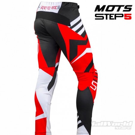 Pantalon de Trial MOTS Step5 rojo