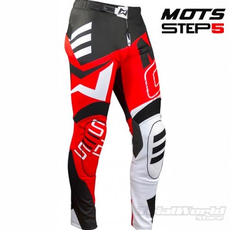 Pantalon de Trial MOTS Step5 rojo