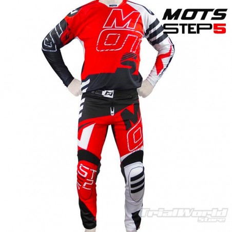 Pantalon de Trial MOTS Step5 rojo