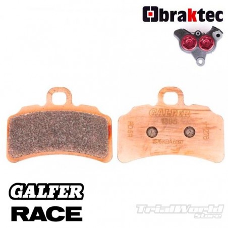 Pastillas de freno GALFER sintetizadas Braktec Monoblock