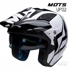 Casco de Trial MOTS Jump UP01 Blanco