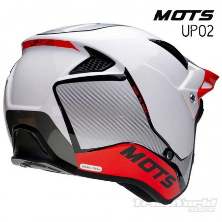 Casco de Trial MOTS Jump UP02 Rojo