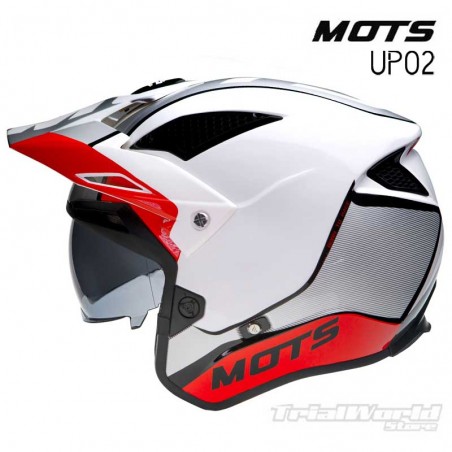 Casco de Trial MOTS Jump UP02 Rojo