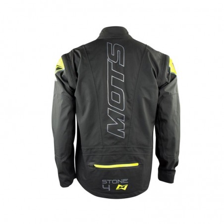 Chaqueta trial Mots STONE 4 negra con forro desmontable