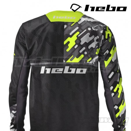 Camiseta Trial Hebo Kamu amarillo