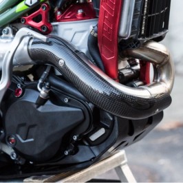 Vertigo Vertical Carbon Fiber Exhaust Protector