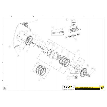 Tóricas piston interno embrague TRRS todas