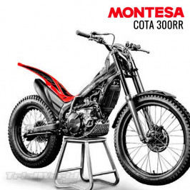 Rear mudguard sticker Montesa Cota 300RR