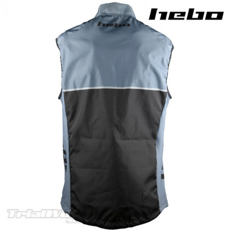 Chaleco Trial Hebo Line negro-gris