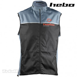 Chaleco Trial Hebo Line negro-gris