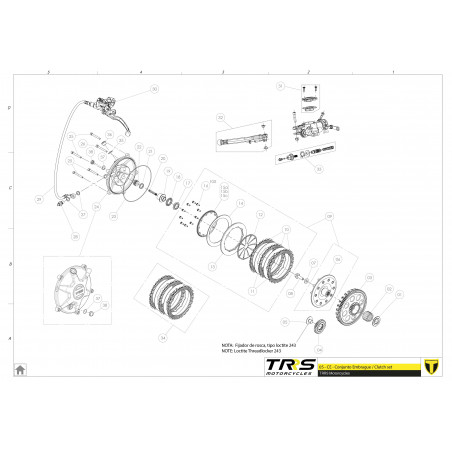 Tapa embrague TRRS con visor de aceite