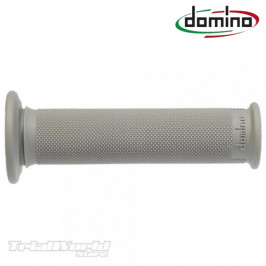 Domino grey trial bike grips (standard)