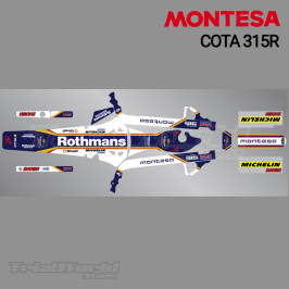 Kit adhesivos Montesa Cota 315R Rothmans Edition