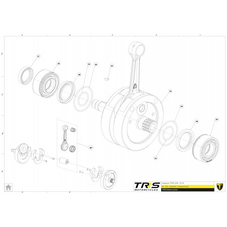 Tórica exterior rodamiento cigüeñal TRRS ONE