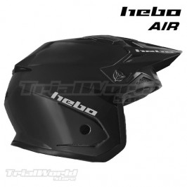 Casco Trial Hebo Zone 5 AIR negro monocolor