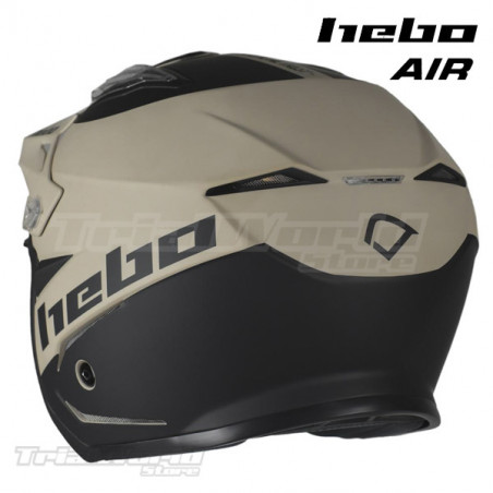 Casco Trial Hebo Zone 5 AIR We Trust White