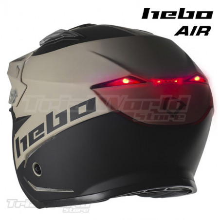 Casco Trial Hebo Zone 5 AIR We Trust White