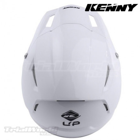 Casco Kenny racing trial UP blanco