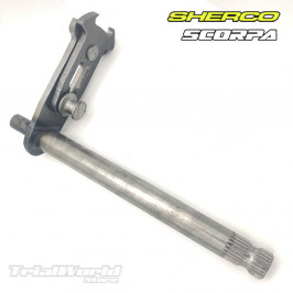 Eje selector del cambio Sherco y Scorpa de trial