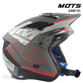 Casco de Trial MOTS Jump UP03 Gris