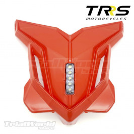 Faro delantero trial rojo TRRS GOLD