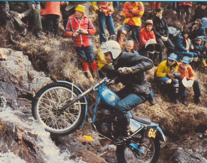 Charles Coutard avec Bultaco